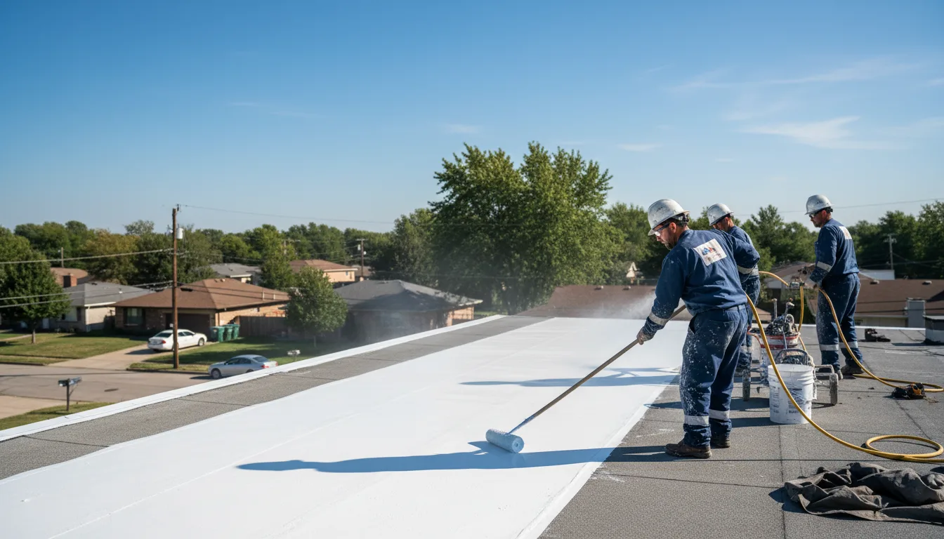 Commercial roof coating in Earlville, NY near me